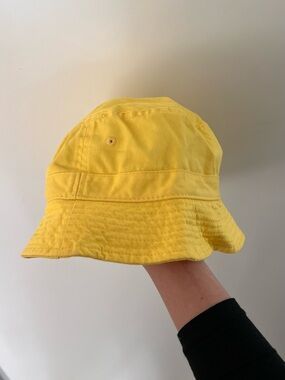 Yellow Cotton Bucket Hat
